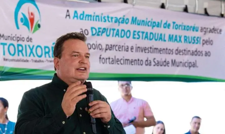“Obra que salva vidas”, diz Max Russi durante entrega de hospital reformado em Torixoréu