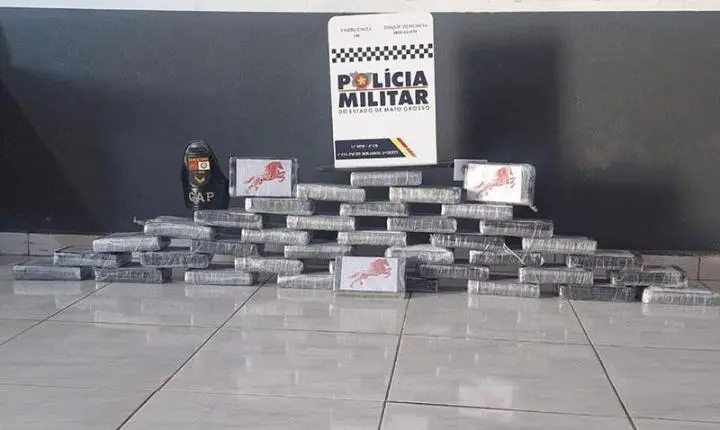 PM encontra mais 46 tabletes de cocaína após queda de avião em MT